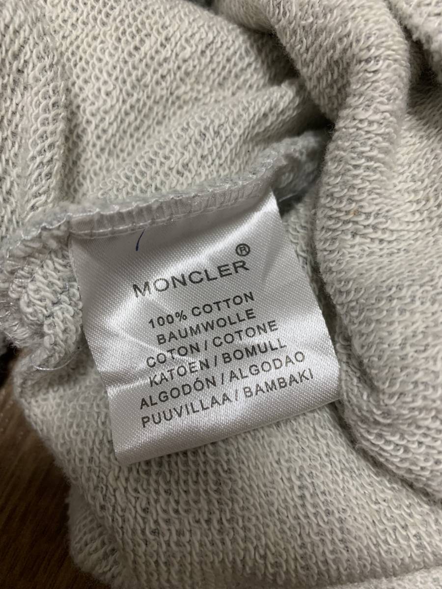 MONCLER モンクレール セットアップ ジャージ 上下セット 灰色 グレー Mサイズ_画像9