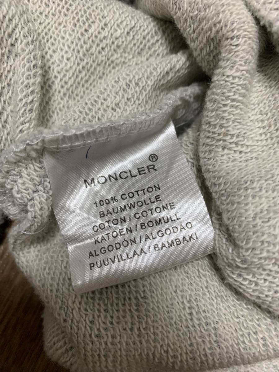 MONCLER モンクレール セットアップ ジャージ 上下セット 灰色 MONCLER モンクレール セットアップ ジャージ 上下セット 灰色