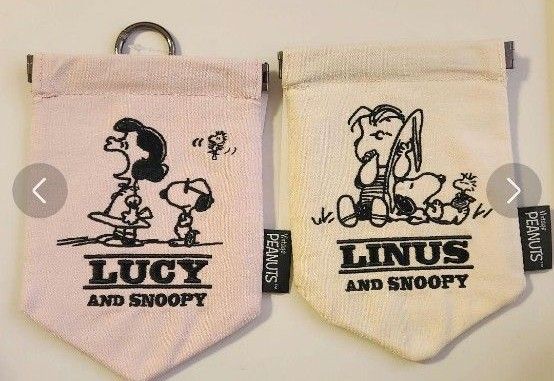 新品　VintagePEANUTS スヌーピー　ダストポーチ ポケットティッシュケース ２点セット SNOOPY Sweet