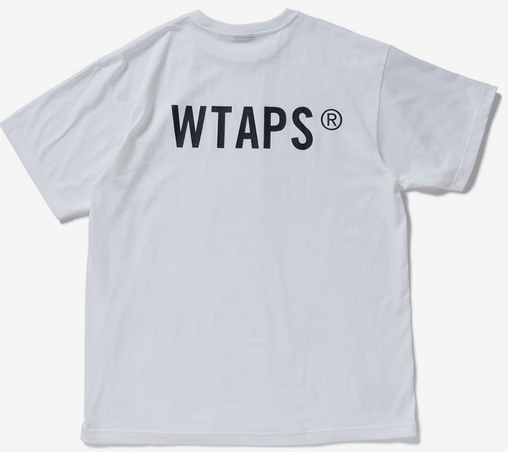 送料無料 白S WTAPS STANDARD SS COTTON Tee Tシャツ ダブルタップス