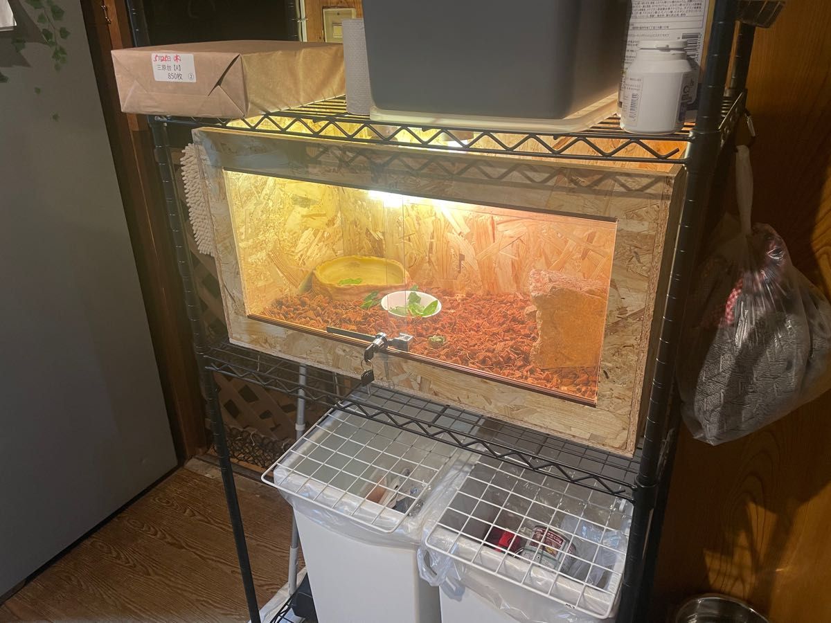 爬虫類ケージ 70×30×30 リクガメ フトアゴ レオパ