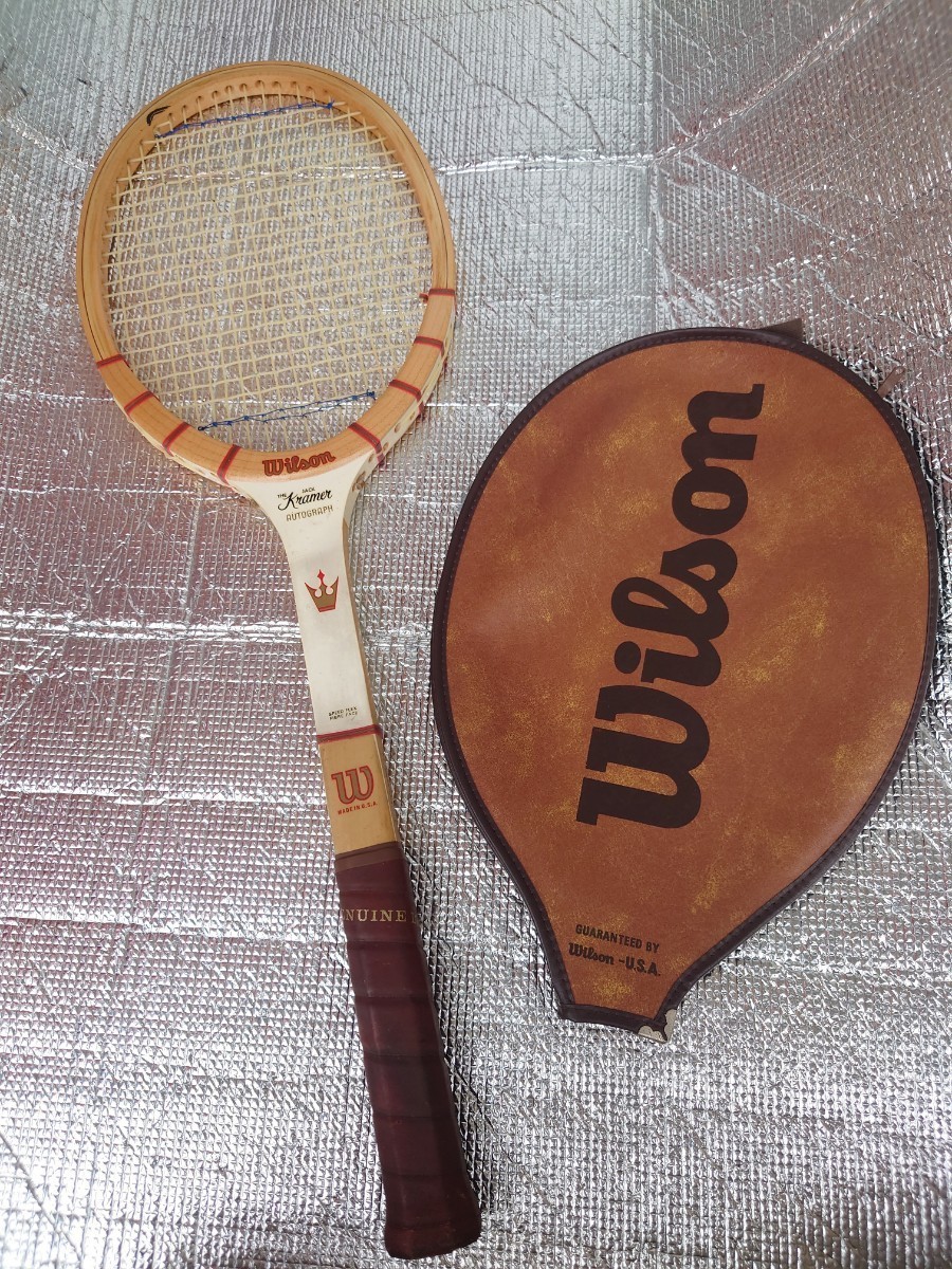 Wilson 木製 テニスラケット ジャック クレーマー オートグラフ WILSON