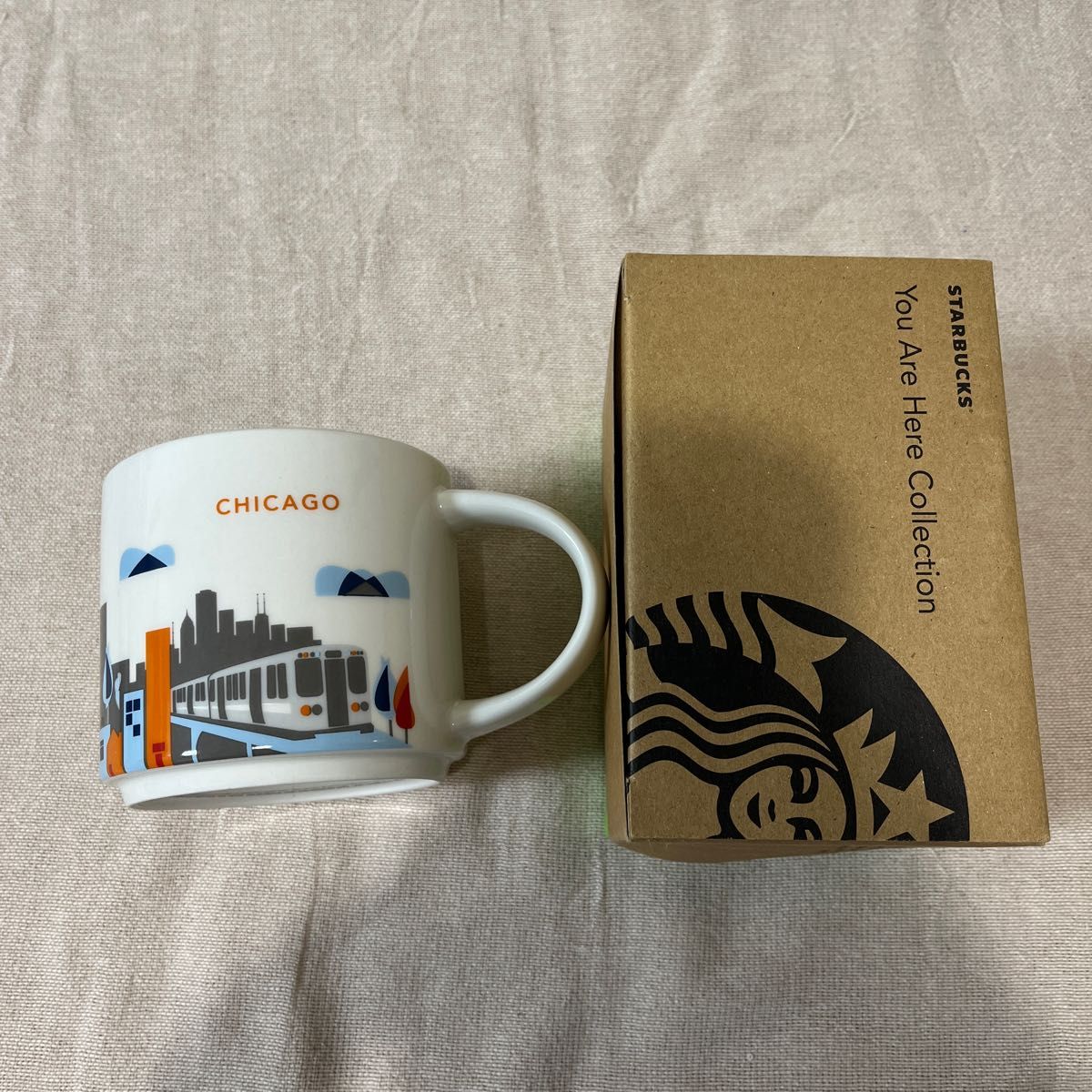 スタバ　You Are Here Collection CHICAGO 414ml マグカップ