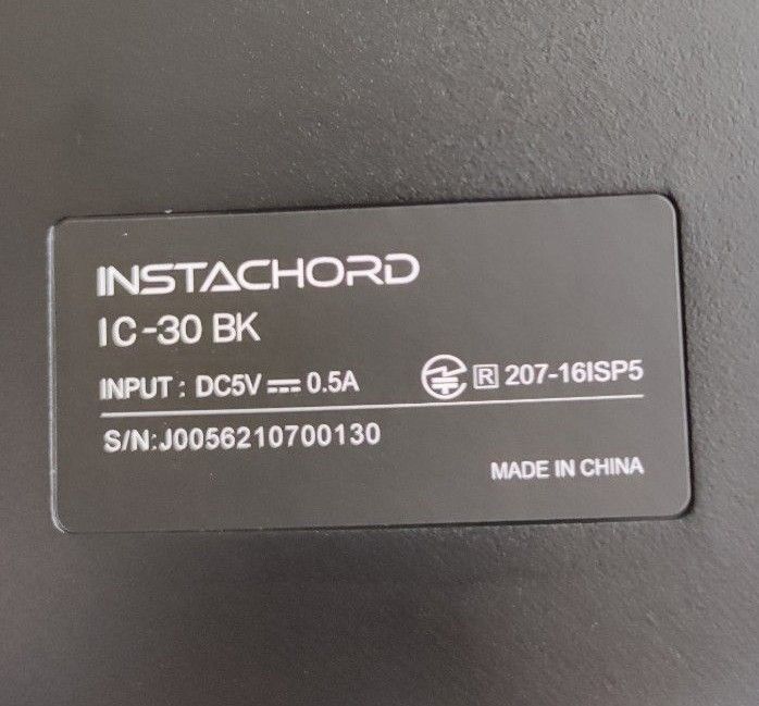 【中古】InstaChord-IC30 BK★電子楽器 インスタコード