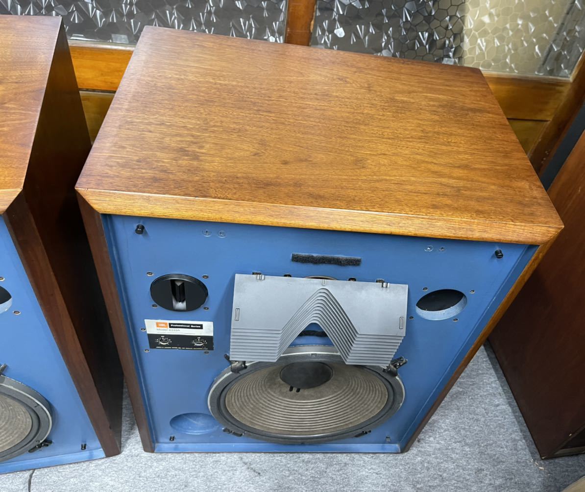 JBL 4333A WX スピーカーペア。(動作確認済み)(新しいウレタン JBL 4333A WX スピーカーペア。(動作確認済み)(新しいウレタン