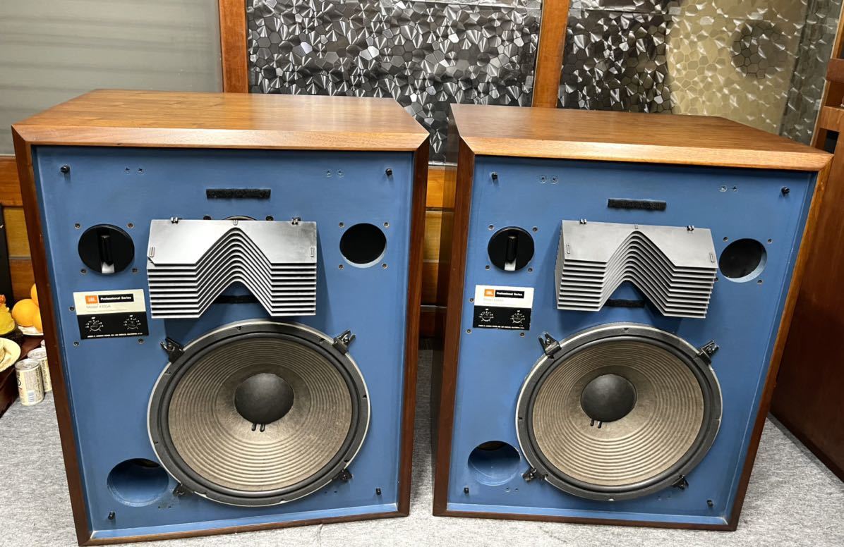 JBL 4333A WX スピーカーペア。(動作確認済み)(新しいウレタン JBL 4333A WX スピーカーペア。(動作確認済み)(新しいウレタン
