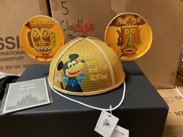 Disney X Shag Enchanted Tiki Room Designer Mickey Ears Hat 新品未使用品_画像1