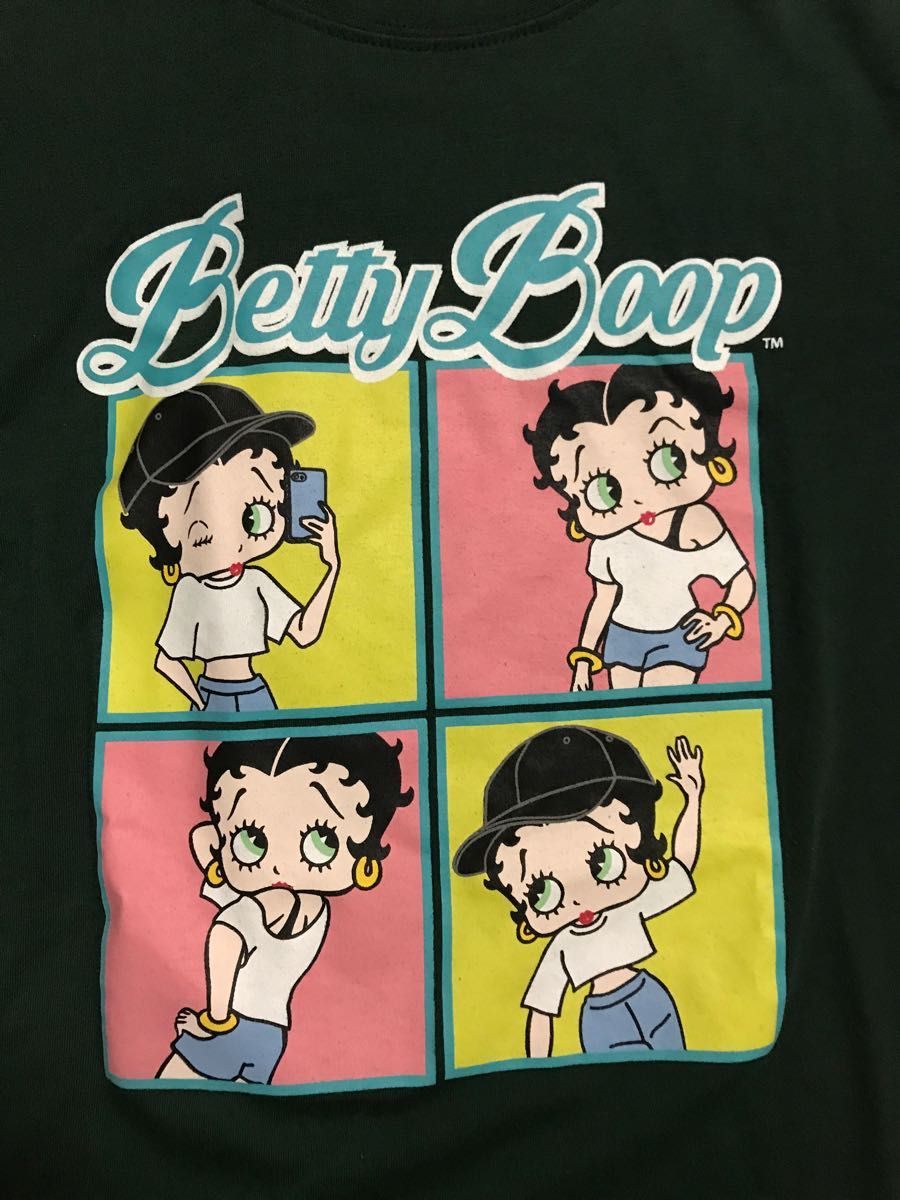 【送料無料♪】Betty-Boop ストカジベティちゃんプリントTシャツ