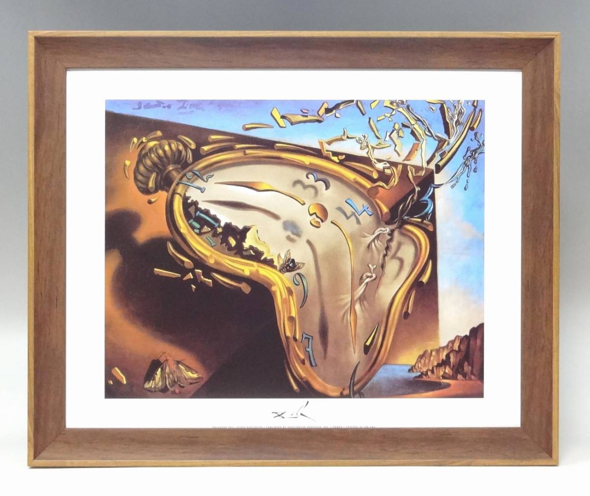 新品☆額付アートポスター◇サルバドール・ダリ☆Salvador Dali☆絵画☆壁掛け☆時計☆Explosion☆インテリア☆58_画像1