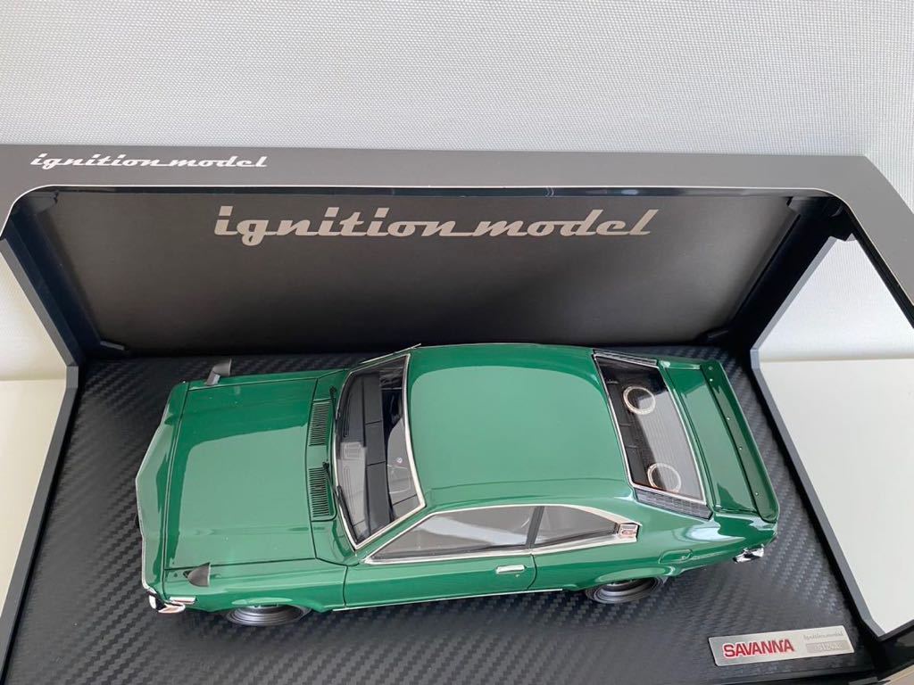 送料込み★絶版★ IG 0705 1/18 希少！マツダ サバンナ S124A Green グリーン 緑色 イグニッションモデル MAZDA Savanna ワタナベ watanabe_画像7