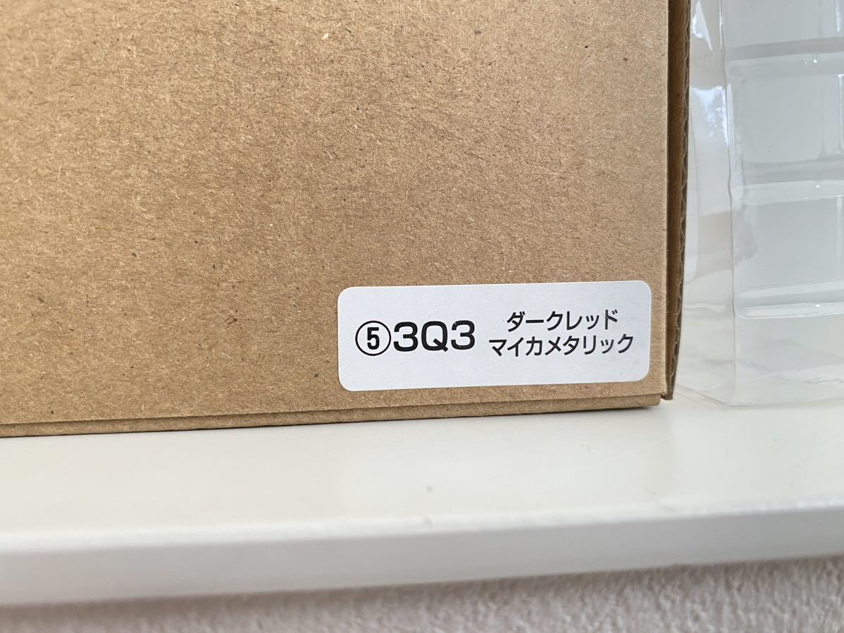 ★送料込み★ランドクルーザー 300 ZX ミニカー トヨタ 1/30 カラーサンプル 3Q3 ダークレッドマイカ 色見本 非売品 TOYOTA ランクル