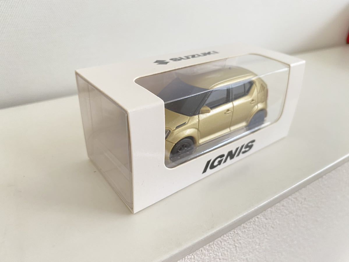 送料込み スズキ イグニス ミニカー 非売品SUZUKI IGNIS ディーラー特注 プルバックカー ヘリオスゴールドパールメタリック ケース入り|PayPayフリマ SUZUKI イグニス プルバックカー 未使用品 非売品