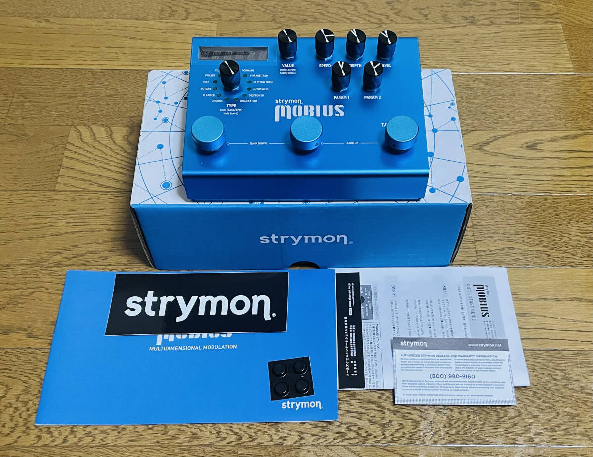 美品 Strymon MOBIUS ストライモン モジュレーション コーラス フェイザー エフェクター