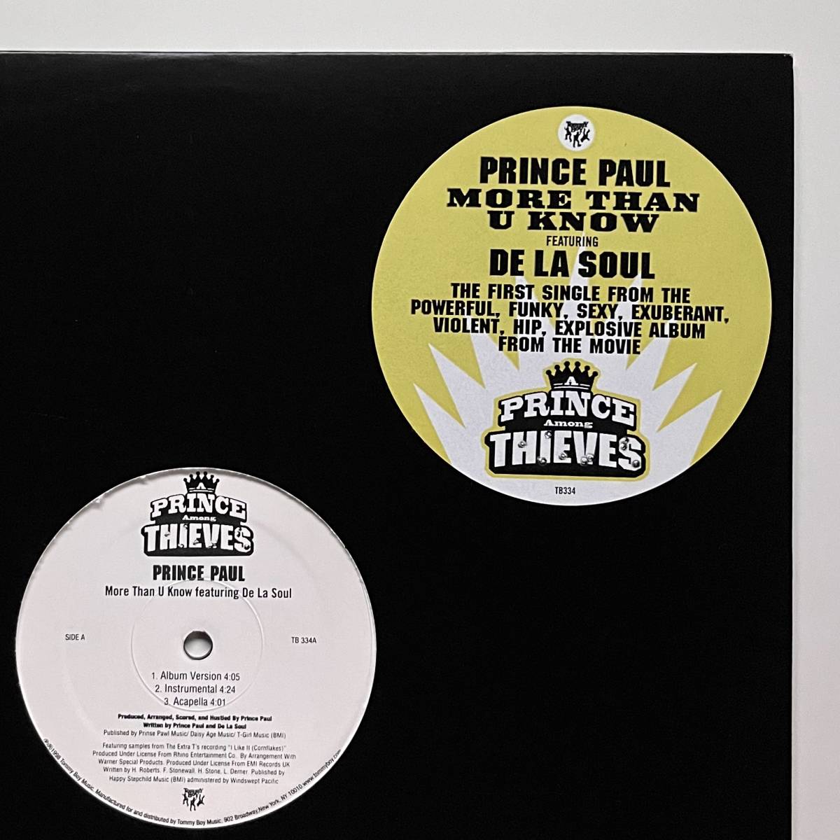 Prince Paul Featuring De La Soul - More Than U Know_画像1