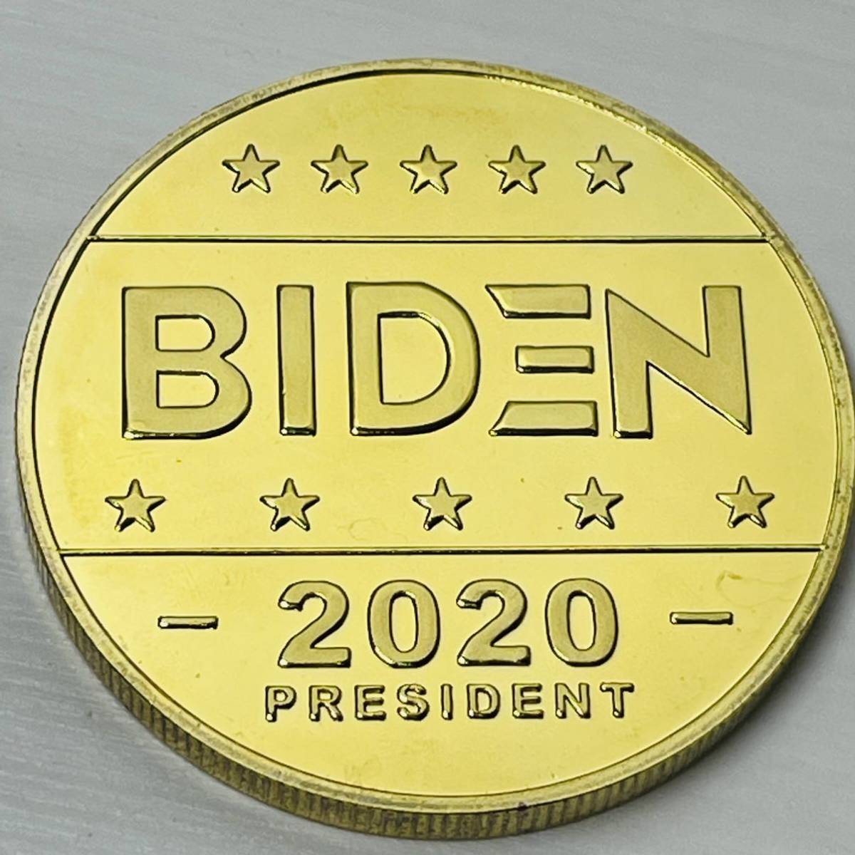 GU46-2アメリカ記念メダル 2020年米大統領 バイデン 美品 外国硬貨 海外古銭 コレクションコイン 貨幣 重さ約26g_画像4
