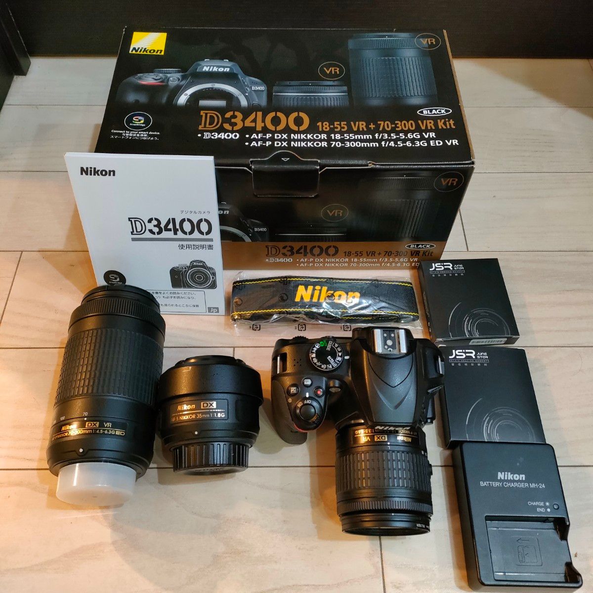 Nikon D3400 ダブルズームキット デジタル一眼レフカメラ 標準 ズーム
