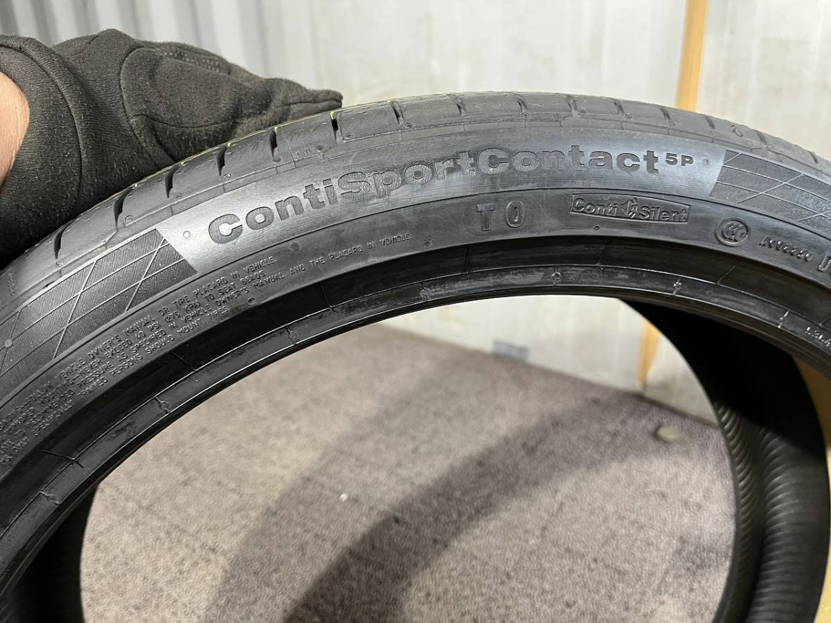 【在庫処分セール！20年製未使用アウトレット品】265/35ZR21 101Y XL 2本 Continental ContiSportContact 5P T0③【埼玉より発送】_画像3