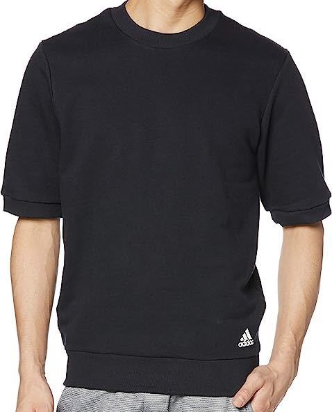 格安　新品　アディダス adidas メンズ MUSTHAVES ライトウエイト クルーTシャツ ブラック Mサイズ FI6132 シンプル スポーツ カジュアル_画像1