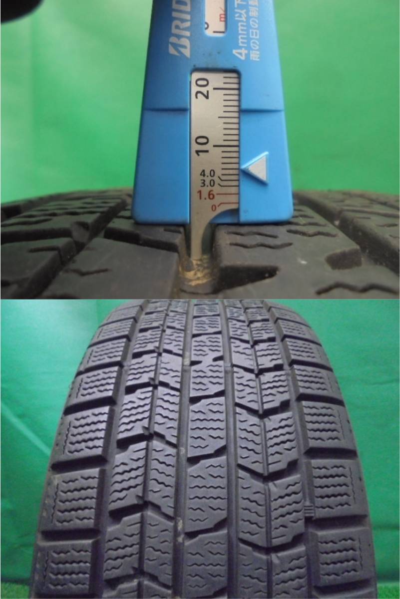 f89◆ダンロップ スタッドレスタイヤ◆DUNLOP DSX-2 205/65R16 95Q M+S 中古冬タイヤ4本セット_画像2