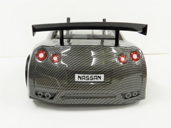  super-discount * has painted final product * full set . Japan nationwide free shipping * 2.4GHz 1/10 drift radio controlled car R35 GTR type carbon black 