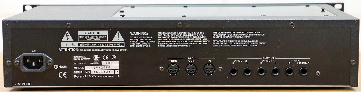 M○ジャンク品○楽器 『JV-2080』 Roland/ローランド 音源モジュール
