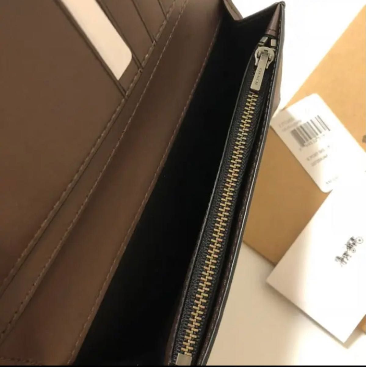 ラッピングセット】【fum様専用】COACH コーチ メンズ 長財布