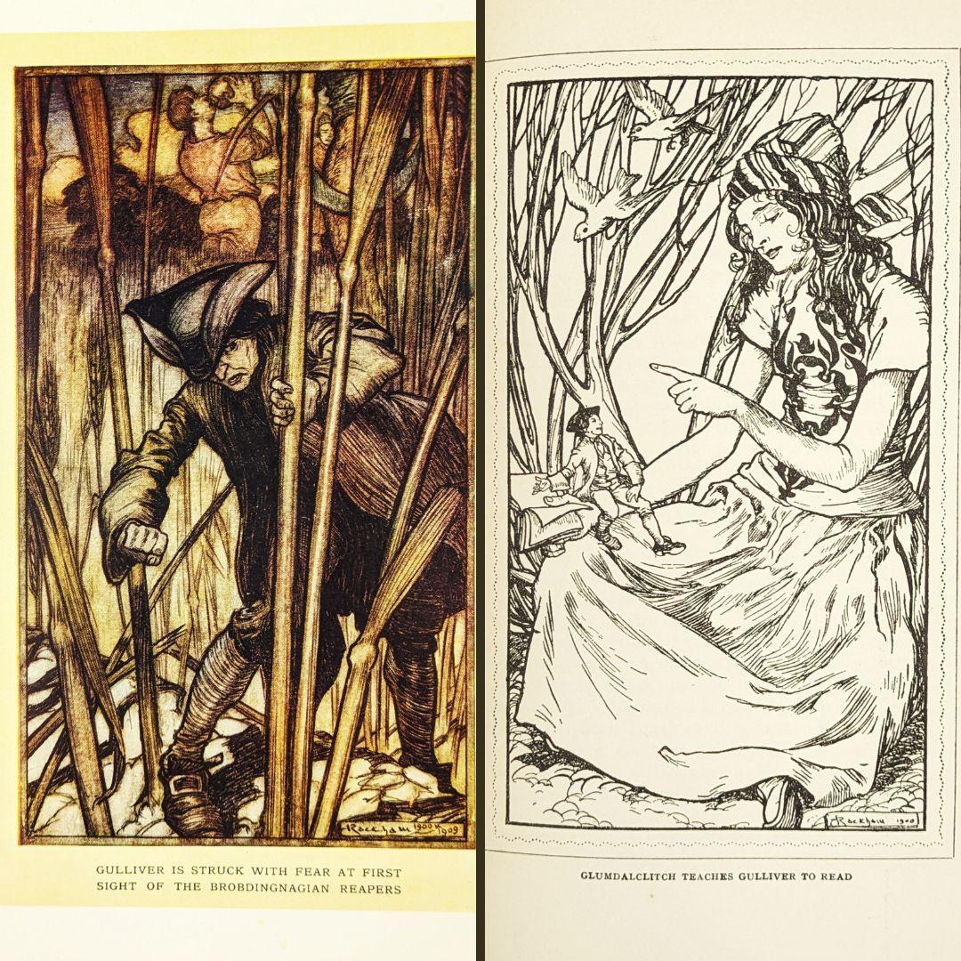 美品☆1909年初版 アーサーラッカム『ガリバー旅行記』挿絵 美品☆1909年初版 アーサーラッカム『ガリバー旅行記』挿絵