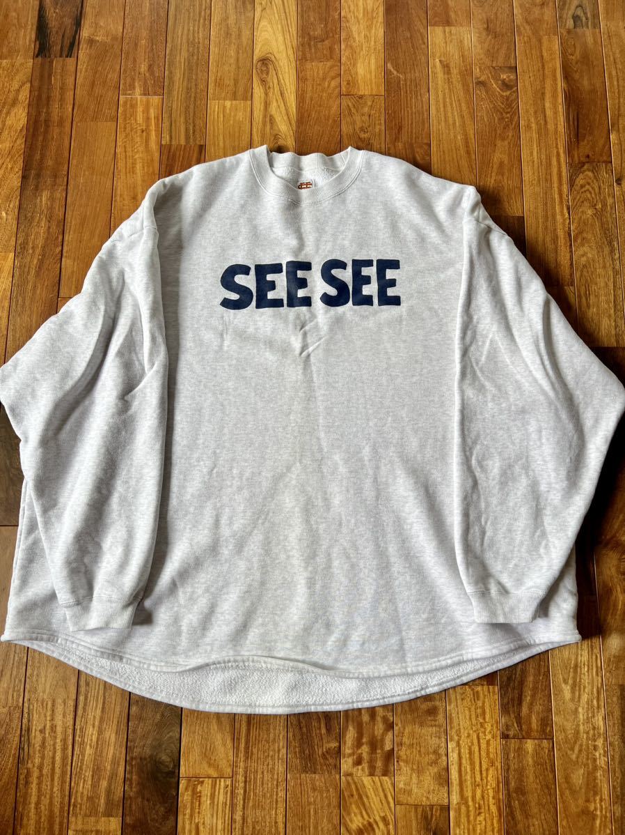 本物新品保証】 SEE SEE FRUITS CREW GREY シーシー スウェット グレー