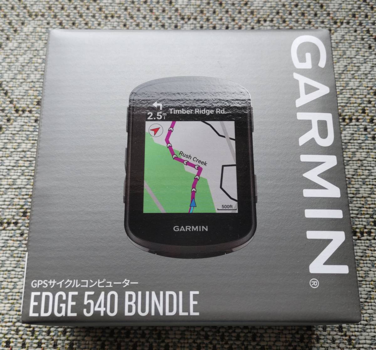 未使用 GARMIN EDGE 540 本体他 センサー類の付属はなし ※６月国内ガーミン正規販売店にて購入、保証書あり