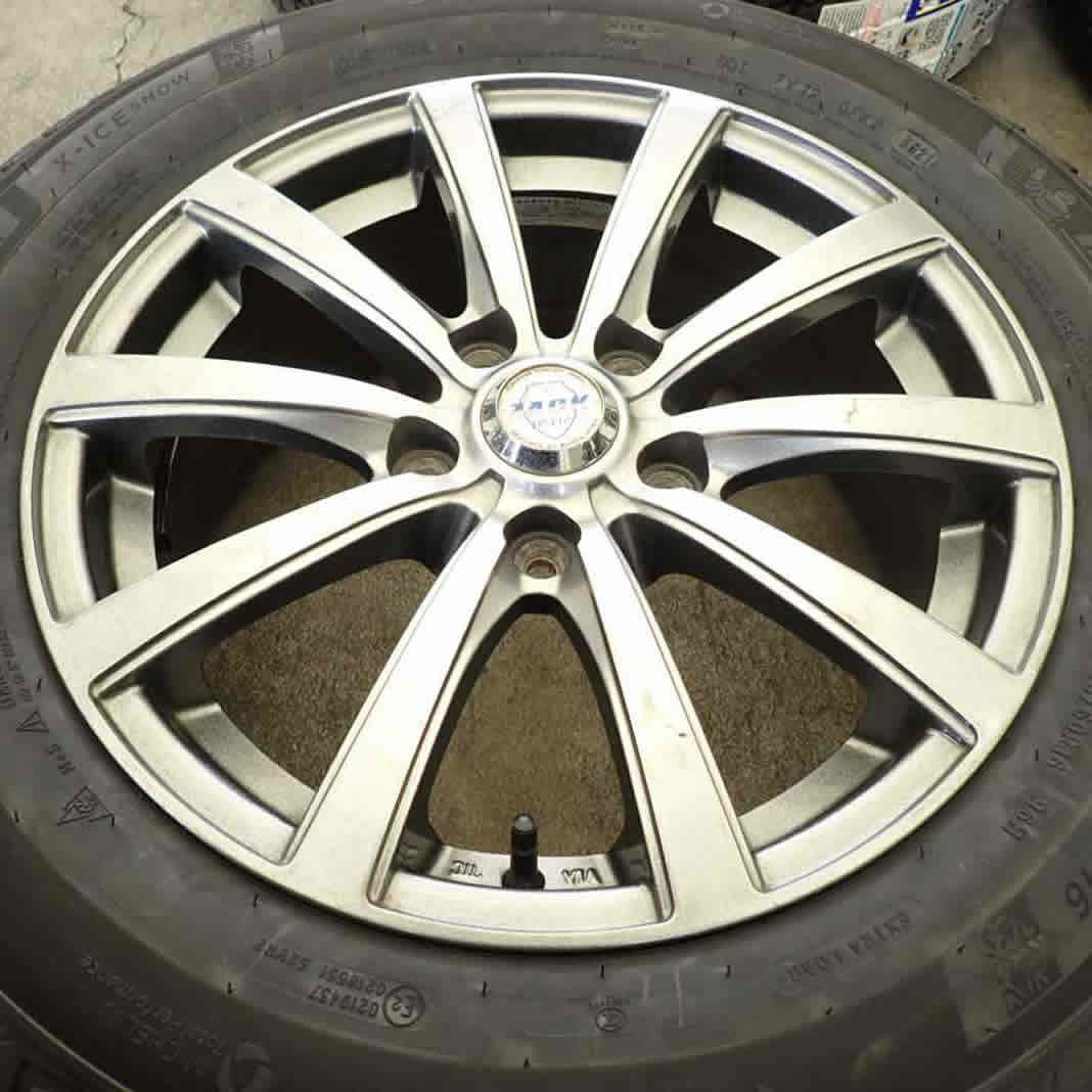 冬 新品 2021年 4本 会社宛 送料無料 205/60R16×6.5J 96H ミシュラン X-ICE SNOW アルミ ノア ヴォクシー セレナ ステップワゴン NO,D2164_画像5