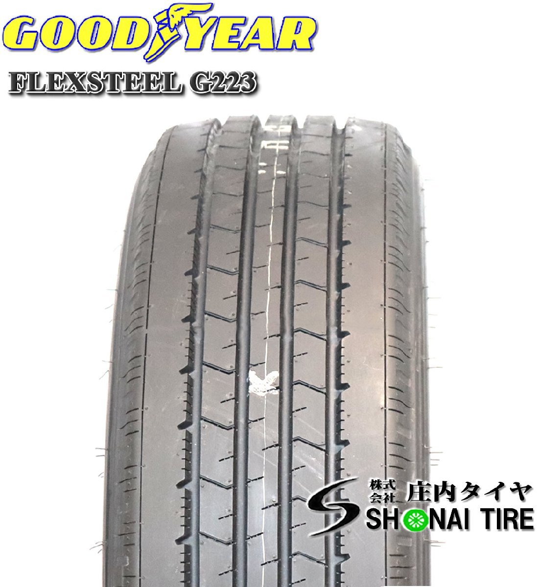  stock necessary verification Elf for Goodyear FLEX STEEL G223 205/60R17.5 LT iron wheel attaching 17.5×5.25 +115 1 pcs price summer NO,GY009SH009-1