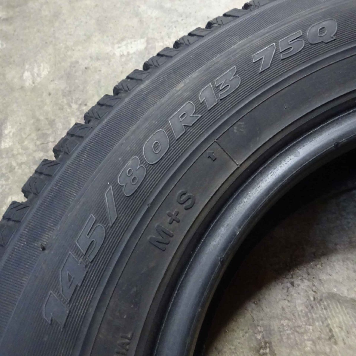 冬4本SET 会社宛 送料無料 145/80R13 75Q トーヨー ガリットG5 2019年製 ザッツ トッポBJ ミニカ エッセ ミラ オプティ ライフ NO,E2706_画像6