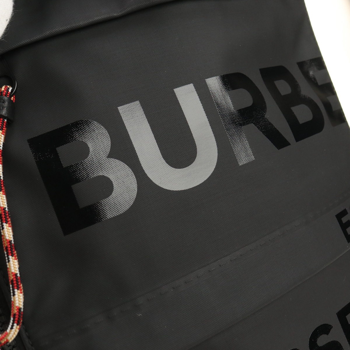 良品バーバリーBURBERRY ホースフェリー ボディバッグ コーティング
