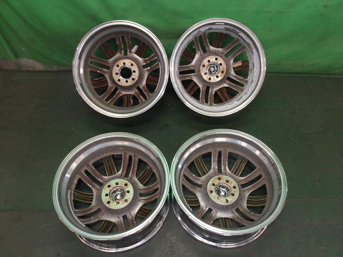 * wheel STXRR 18×7.5JJ +40 multi PCD100/114.3 4H 18 inch plating green / orange 4ps.@*