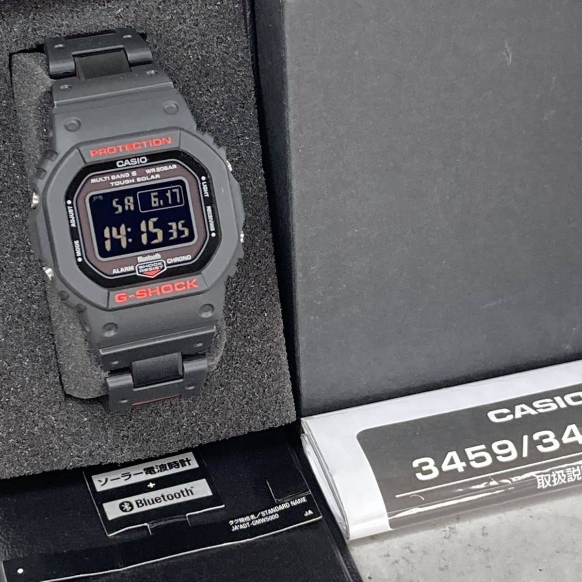 未使用極美品 箱説タグ付G-SHOCK GW-B5600HR-1JF タフソーラー 電波