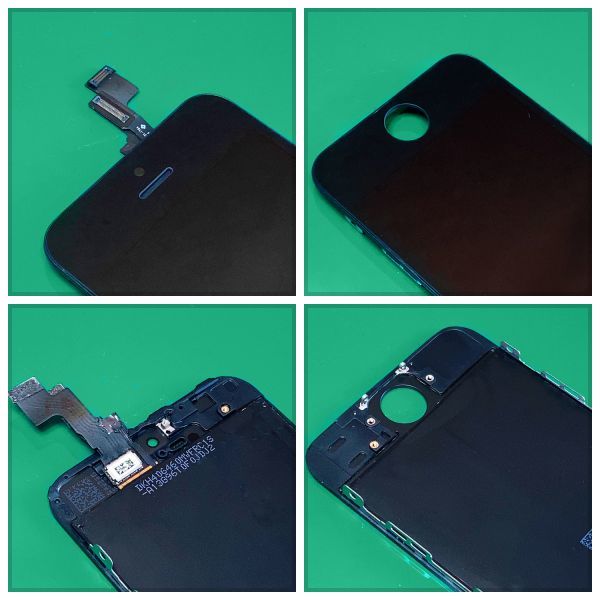高品質液晶 iPhone5s フロントパネル 黒 高品質AAA 互換品 LCD 業者 画面割れ 液晶 iphone 修理 ガラス割れ 交換  ディスプレイ