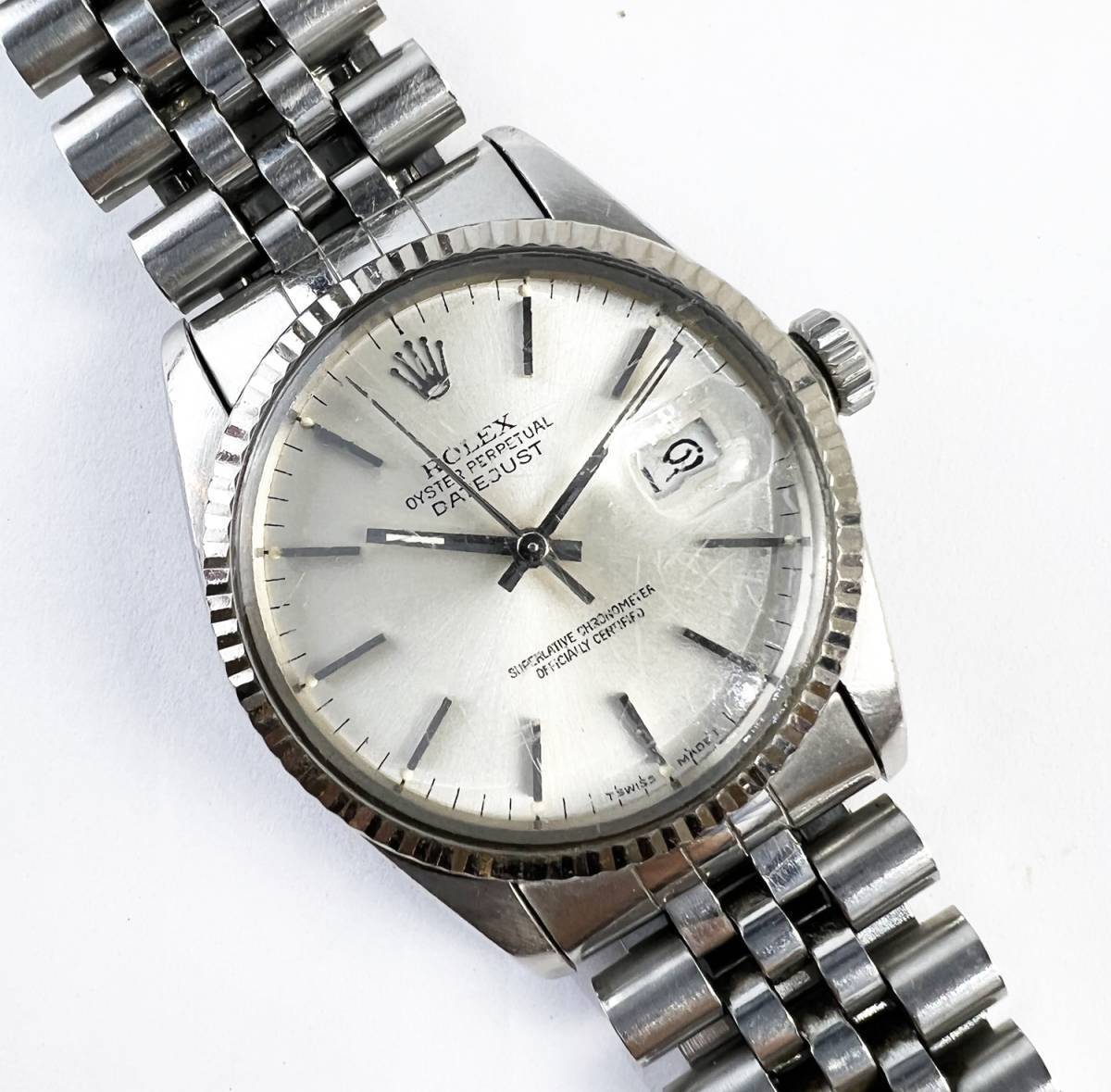 ROLEX ロレックス OYSTER PERPETUAL DATEJUST デイトジャスト Ref.16014 自動巻 K18WGxSS メンズ 腕時計