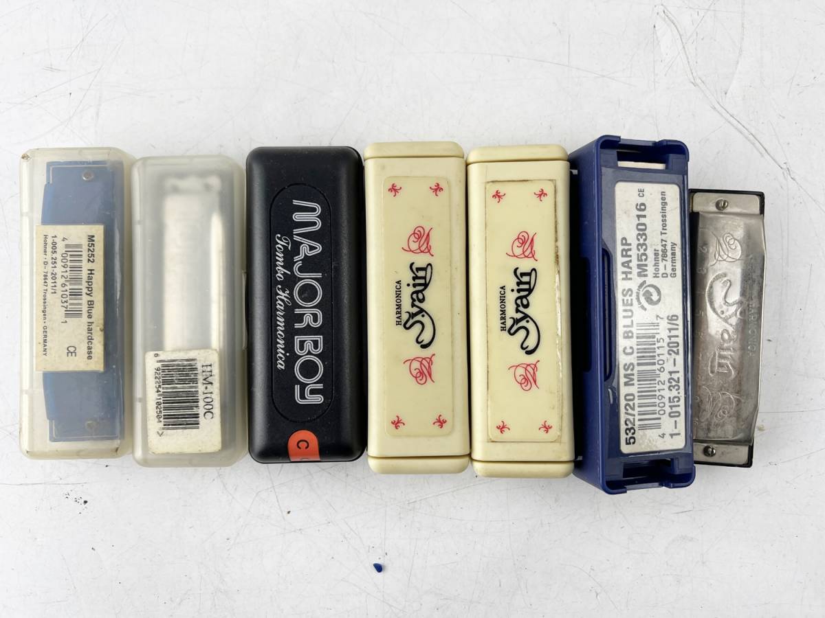 ハーモニカ まとめ 1円~ HOHNER 10ホールハーモニカ Blues Harp