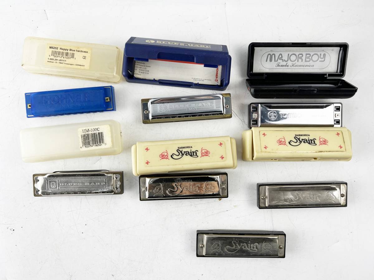 ハーモニカ まとめ 1円~ HOHNER 10ホールハーモニカ Blues Harp