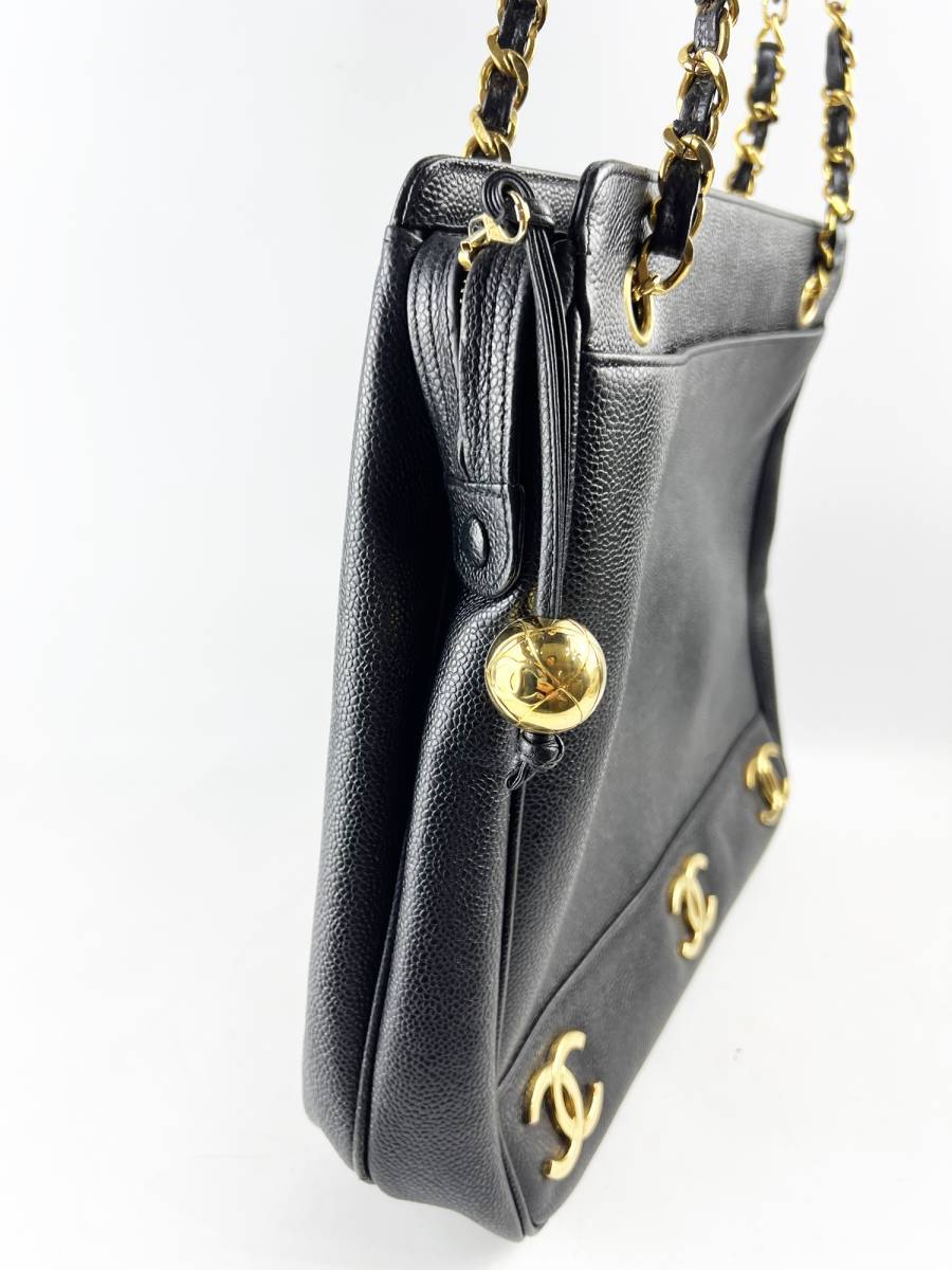 極美品 CHANEL シャネル 極美品 チェーンショルダーバッグ ココマーク