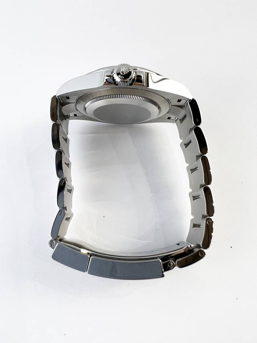 未使用美品　新作　ロレックス ROLEX エアキング 126900 ランダム　ブラック文字盤 腕時計 メンズ　2022年12月31日購入　自動巻き　新品