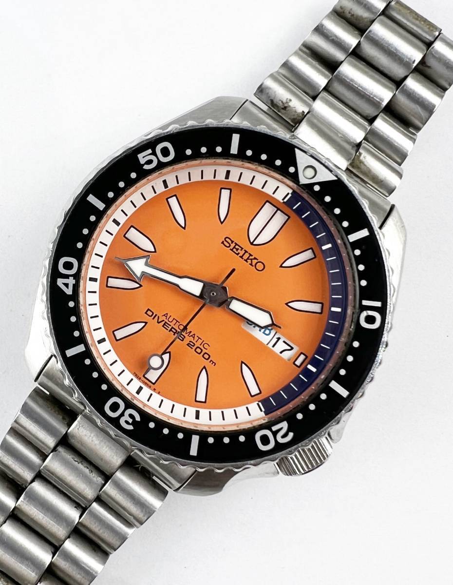 希少　SEIKO セイコー ダイバーズ オレンジバレット 腕時計 自動巻 7S26-02K0 動作良好　メンズ　オートマ_画像1
