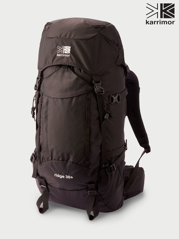 何でも揃う 30 23ss【カリマー/ridge ＋ ミディアム)/Black/30L＋】mtr