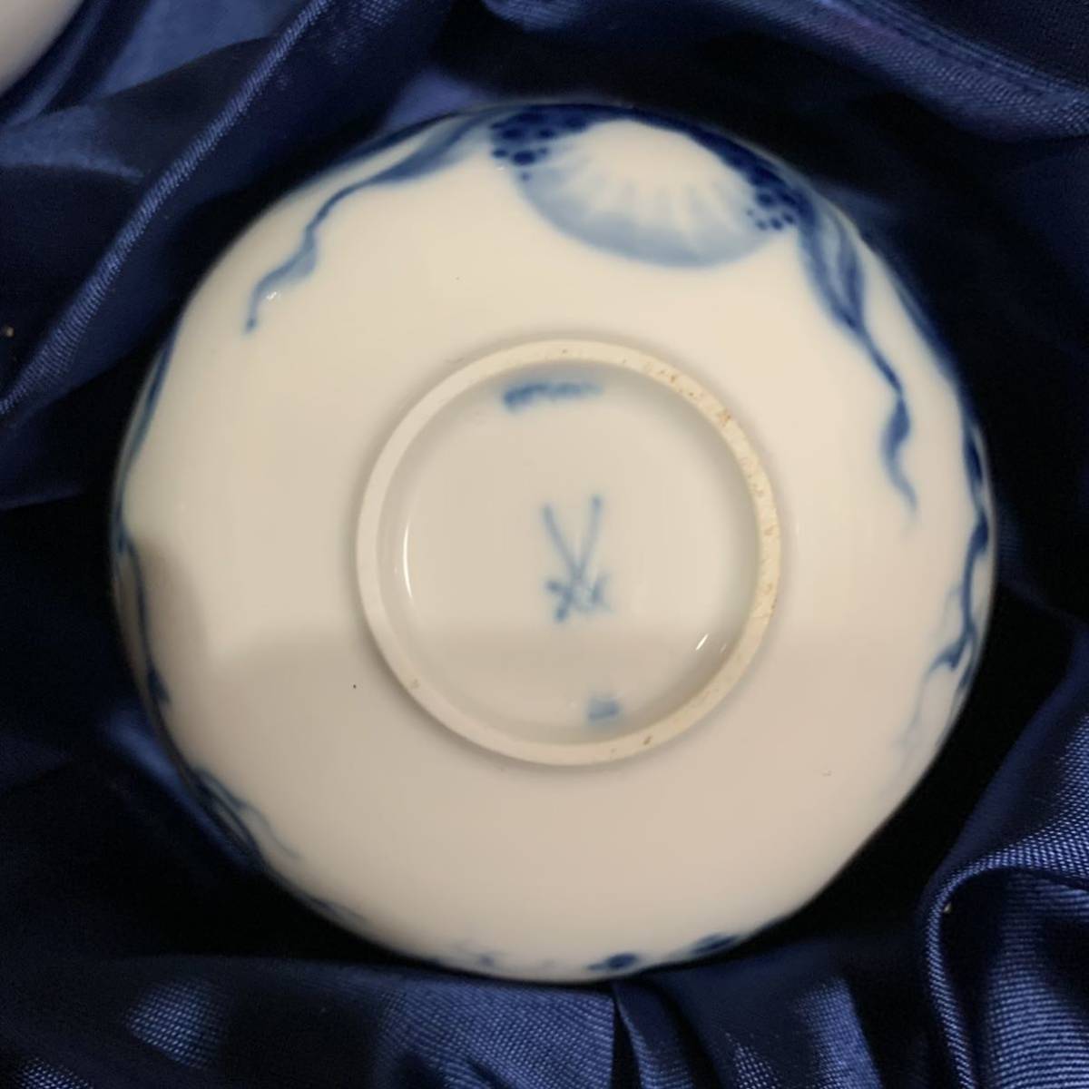 新品 マイセン ブルーオーキッド ジャパニーズティー 日本茶 湯呑 5客