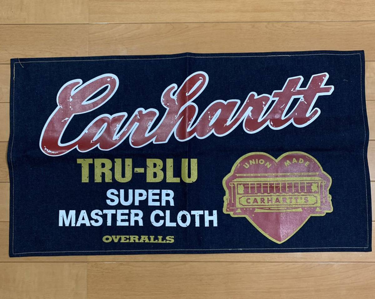 希少 未使用 美品 Carhartt カーハート デニムバナー 希少 未使用 美品 Carhartt カーハート デニムバナー