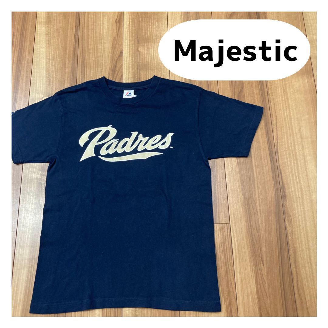 Majestic マジェスティック Padres パドレス Tシャツ 半袖 NLB ベースボール 野球 IGUCHI サイズM 玉mc1706_画像1