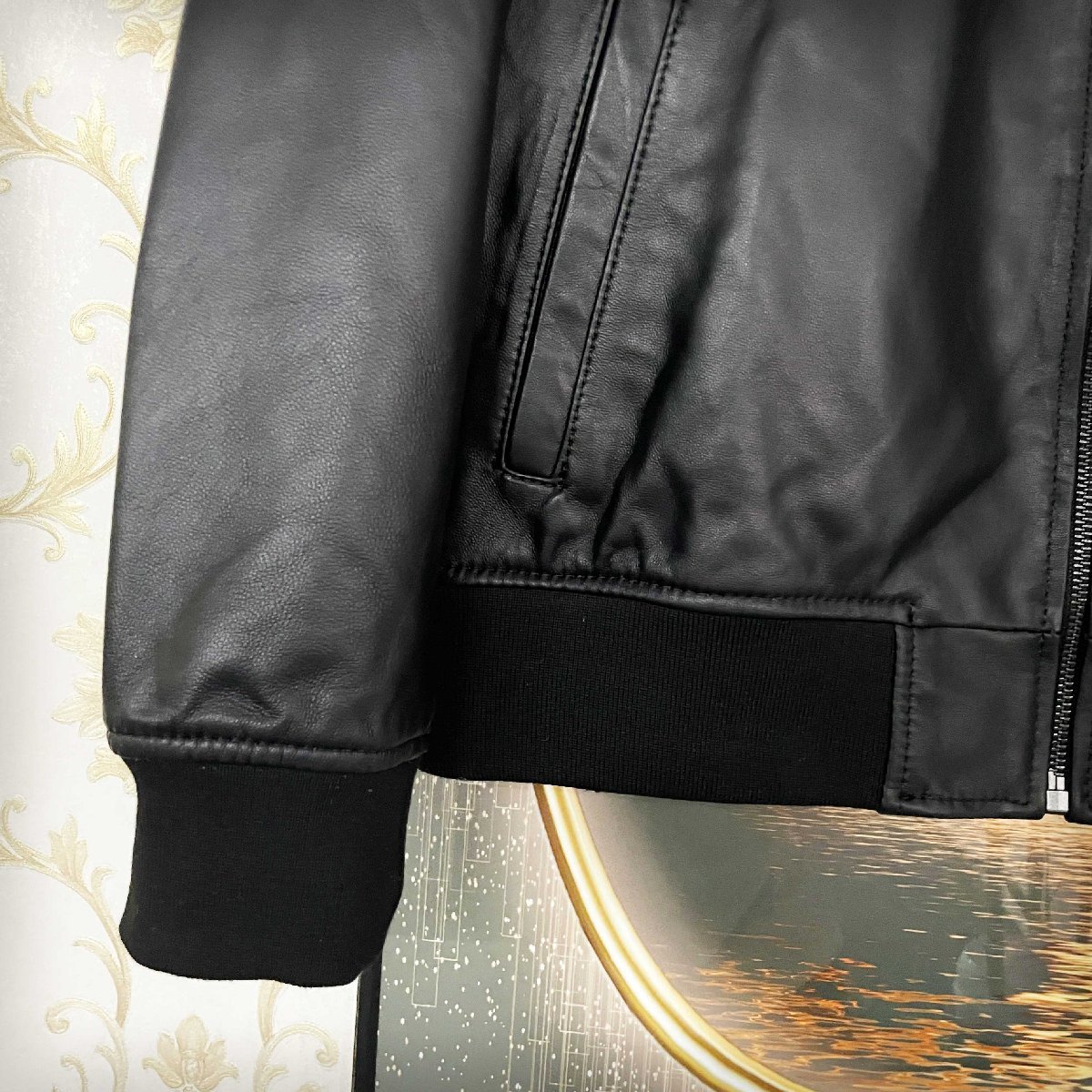 最高峰EU製&定価18万◇UABONI*Paris*ライダース*ユアボニ*パリ発◇最