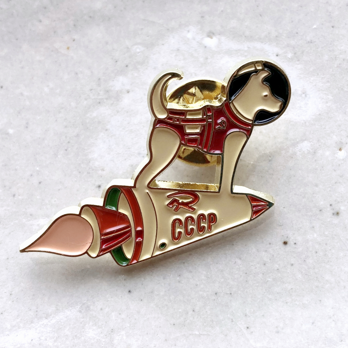 ピンバッチ　　1961　12 Ⅳ　宇宙の星　　　ソビエト