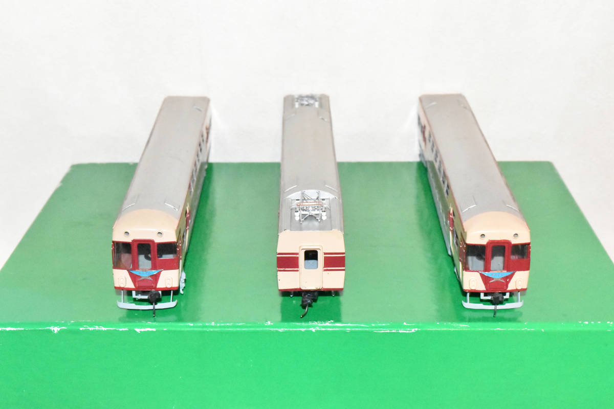 近鉄 20100系電車 修学旅行 あおぞら号 3両編成 金属製 HOゲージ 近鉄 20100系電車 修学旅行 あおぞら号 3両編成 金属製 HOゲージ