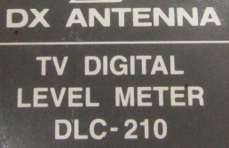 優良品♪ DXアンテナ アンテナ デジタルレベルチェッカー テレビ デジタル レベルメーター DLC-210 DX ANTENNA TV DIGITAL LEVEL METER の画像4